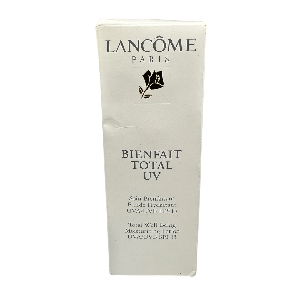 Lancome Bienfait Total UV SPF 15 Moisturizing Lotion Discontinued NIB 1.7 fl oz.